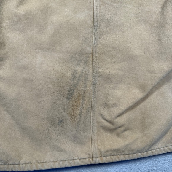 Vintage‎ Y2K Carhartt Blanket Lined Chore Coat XL C02WET Distressed Made in USA - Picture 7 of 11